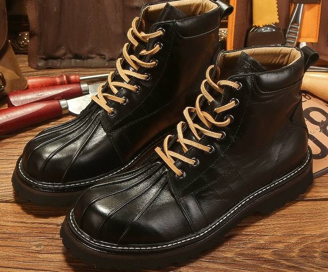 メンズマーティンブーツ イギリス風 レトロ ハイカットブーツ 作業靴 アウトドアシューズ カジュアル 快適 ブラウン②サイズ選択24.5~27cm