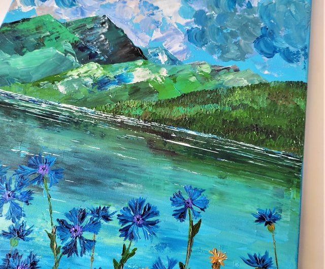 アクリル画　風景　866 アクリル画 風景 866 アクリル画 風景 866