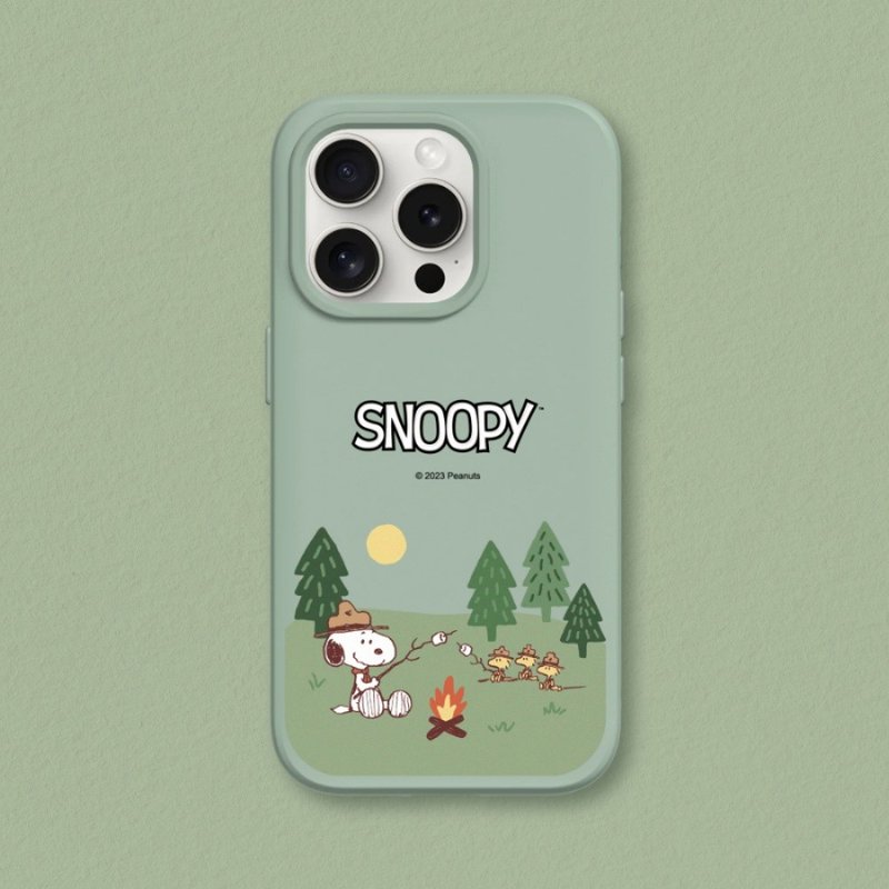SolidX強化吸震緩衝防摔手機殼∣Snoopy史努比/露營趣 for iPhone - 手機殼/手機套 - 塑膠 多色