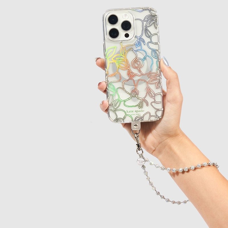 kate spade Razzle Dazzle Phone Charm - อุปกรณ์เสริมอื่น ๆ - โลหะ สีเงิน