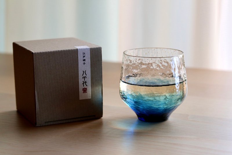 Edo Glass Yachiyo Kiln Tumbler 260ml / 2 colors - Cups - Glass Transparent