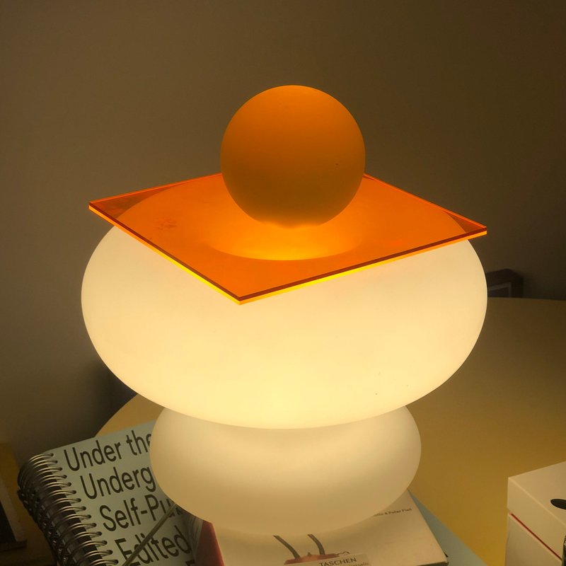 studiososlow circle lamp quanquan table lamp table lamp home decoration - โคมไฟ - อลูมิเนียมอัลลอยด์ ขาว