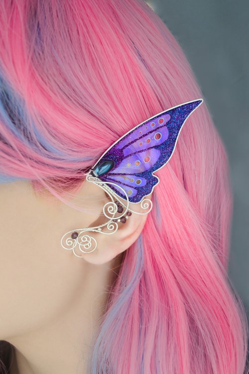 Fairy ear cuffs no piercing, elf ears - Shop tanny bunny Earrings &  Clip-ons - Pinkoi