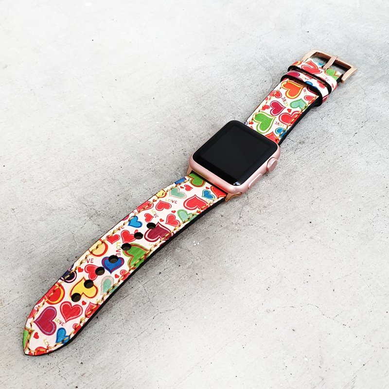 Apple Watch皮革錶帶38毫米42毫米40毫米44毫米 - 錶帶 - 真皮 多色