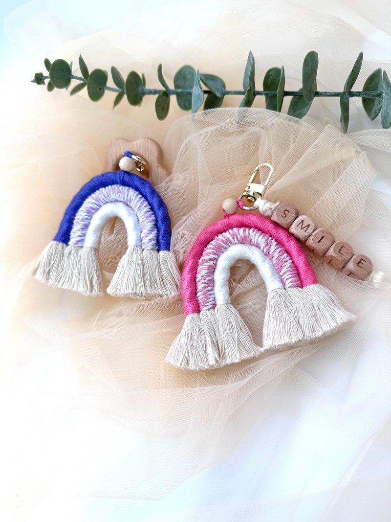 Three-Color Rainbow Decoration/Hanging Ornament/Wedding Accessories - Charms - Cotton & Hemp Multicolor