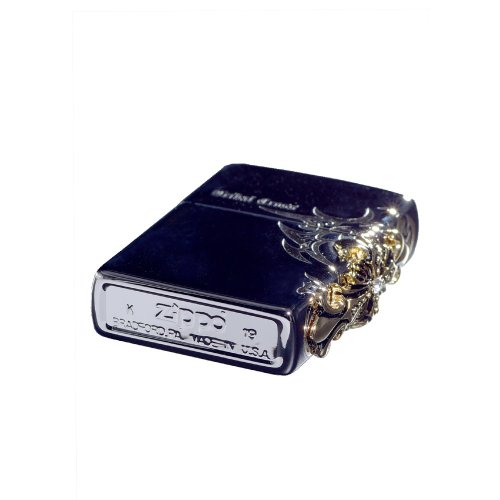 ZIPPO Official Flagship Store] Holy Angel Cross Flame (Black