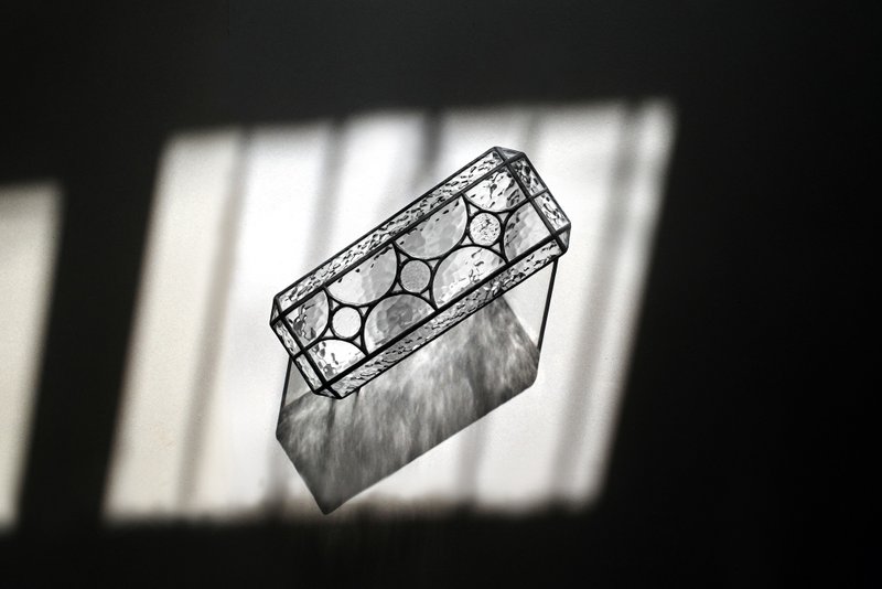 Window shadow-long/vessel lamp LUMIROOMI glass inlay - Items for Display - Glass Transparent