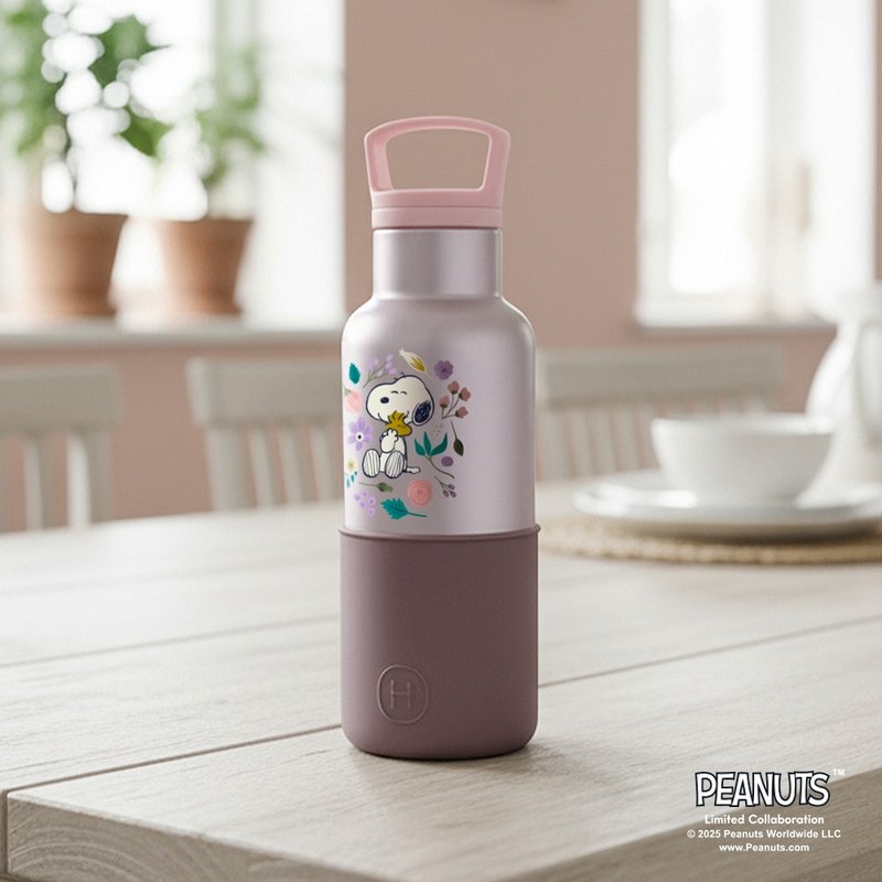 【Pinkoi x SNOOPY】HYDY 480ml 珠光粉瓶-乾燥玫瑰 - 保溫瓶/保溫杯 - 不鏽鋼 粉紅色