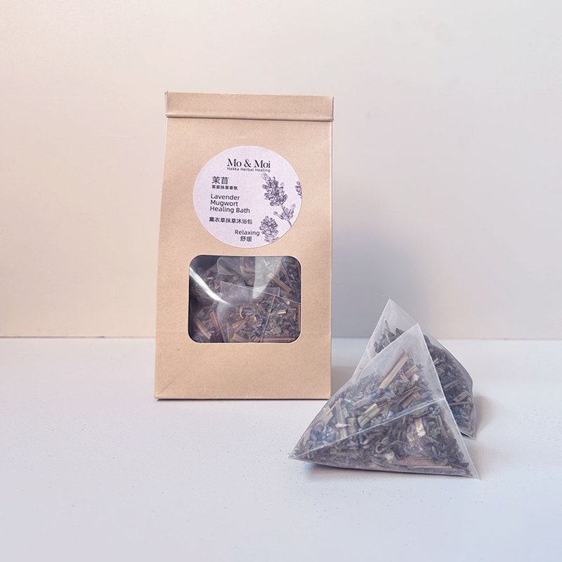 茉苜 Mo & Moi  薰衣草抹草沐浴補充包  6入  放鬆 助眠 - 香氛/精油/擴香 - 植物．花 紫色