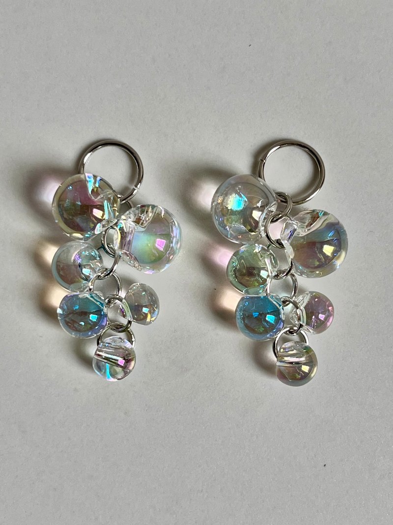 パーツ ピアス用orイヤリング用　No1 - 耳環/耳夾/耳骨夾 - 塑膠 透明