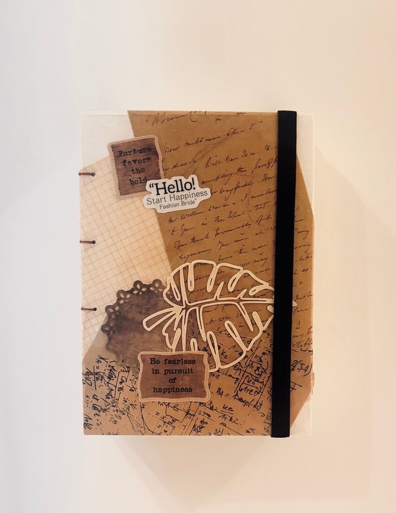 A6手縫筆記本 手工書 手帳  手縫書 線裝書 - 筆記本/手帳 - 紙 