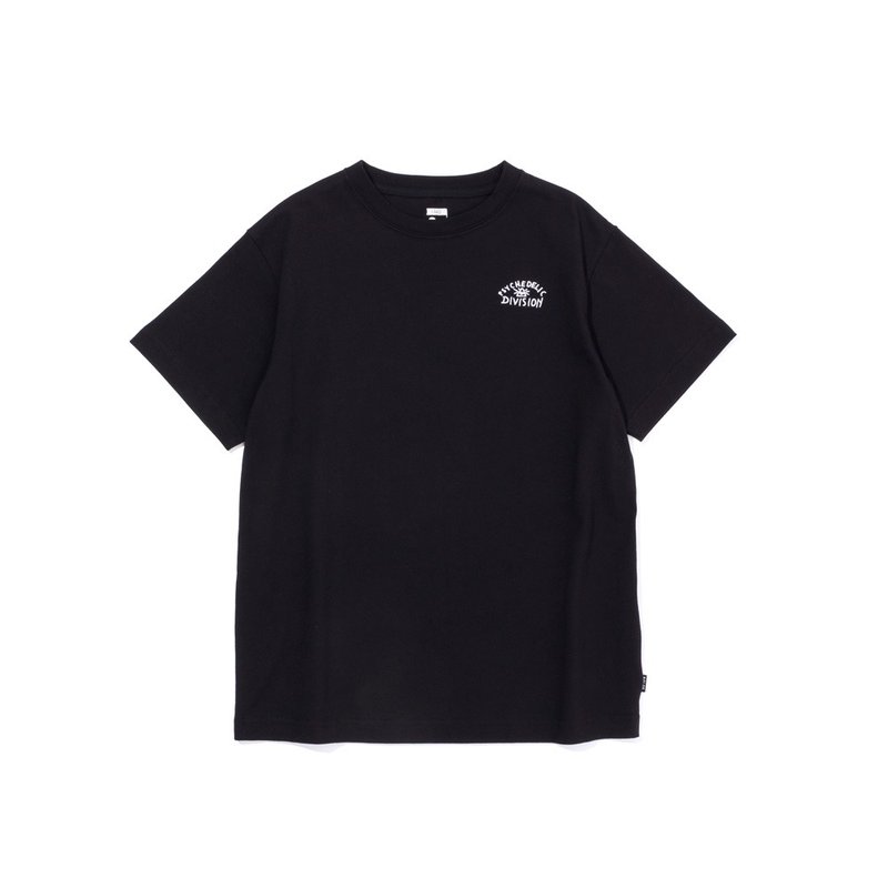 日本限定POLER PSYCHEDELIC RELAX FIT TEE 山形眼重磅TEE / 黑色 - 男 T 恤 - 棉．麻 黑色