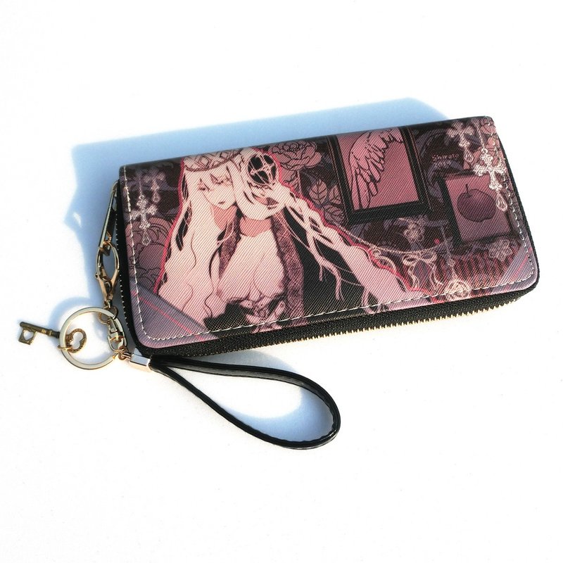 女用長夾-黑暗羅莉塔-Dear Lilith - 錢包/皮夾/長短夾 - 人造皮革 紫色