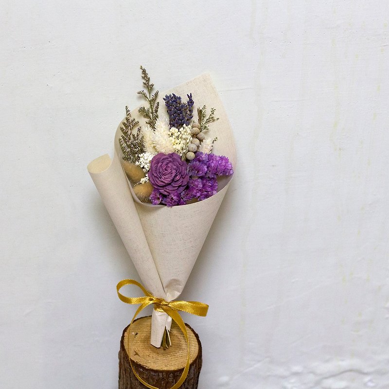 [elegant] dry bouquet / dry flower gift / purple / graduation bouquet / Valentine's Day / birthday gift - Dried Flowers & Bouquets - Plants & Flowers Purple