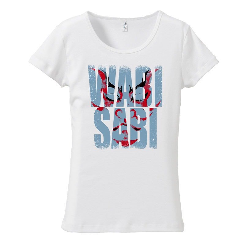 [Women's T-shirt] WABI SABI - เสื้อยืดผู้หญิง - ผ้าฝ้าย/ผ้าลินิน ขาว