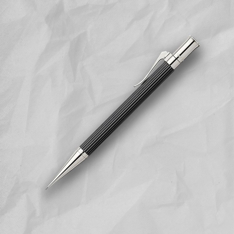 【Graf von Faber-Castell】經典系列烏木0.7MM自動鉛筆 - 鉛筆/自動鉛筆 - 木頭 黑色