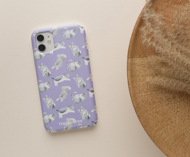 Syrup Cat Phone Case in Purple iPhone 11 12 13 mini pro max se2 xs