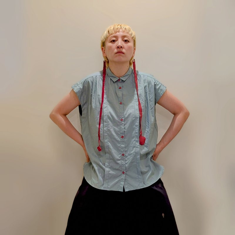 【drip】painted shirts - 女襯衫 - 其他材質 
