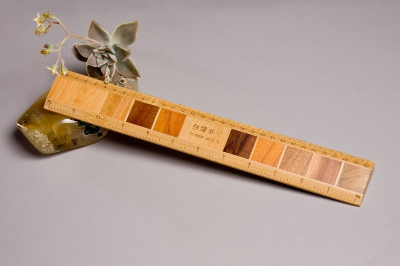 Taiwan Bamboo and Wood Exquisite Measuring Ruler - อื่นๆ - ไม้ไผ่ สีทอง