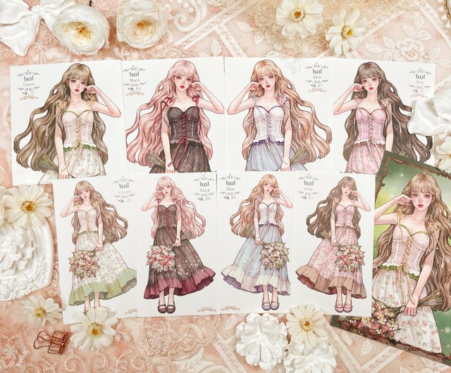 743.海外ステッカー HWARA IsoI 8枚セット おすそ分け Isol - ショップ hwara ステッカー・シール - Pinkoi