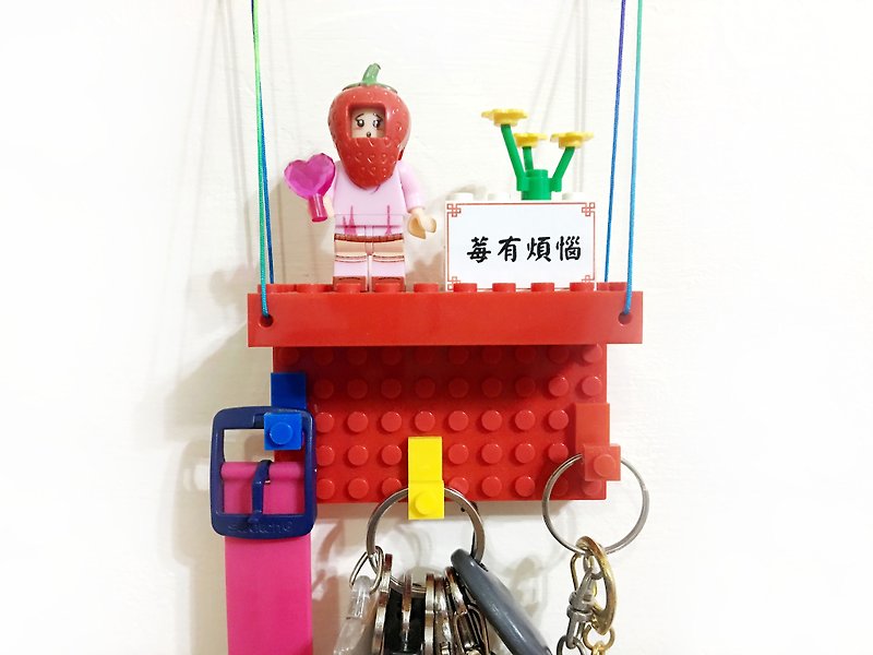 Raspberry has troubles, power supply cool hook group, safe and healthy, compatible with LEGO building blocks, cute gift - ของวางตกแต่ง - พลาสติก หลากหลายสี