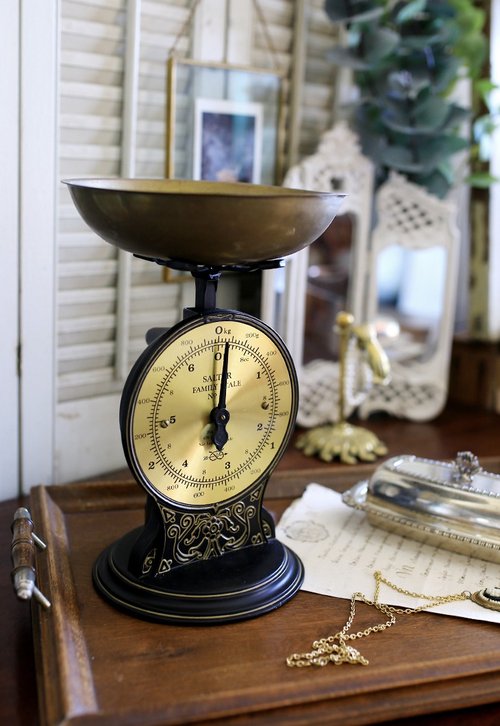 British antique scale SALTER No.46 / 3 old scale - Shop
