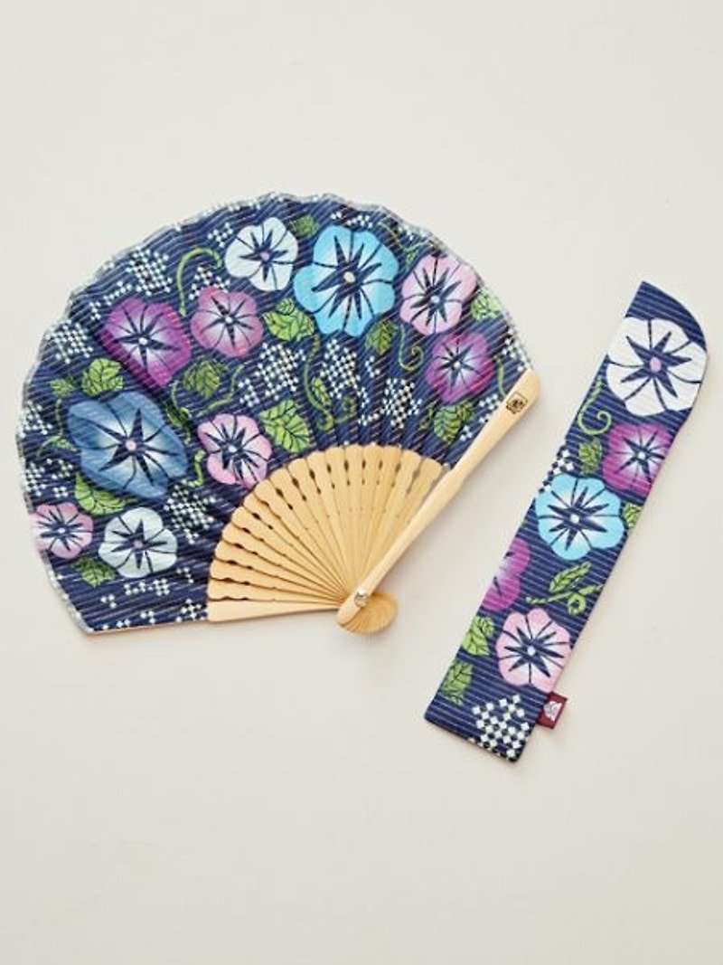 【Pre-order】 ☼ summer pattern folding bamboo fan ☼ (two) - Other - Bamboo Multicolor