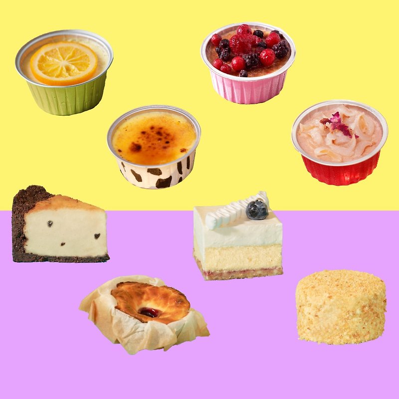 [Includes delivery] 8 different cheesecakes (winter set) - เค้กและของหวาน - อาหารสด 