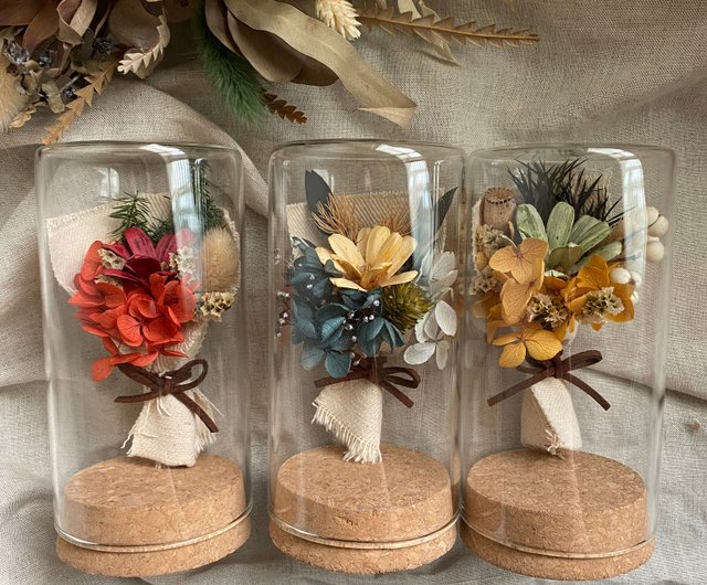 コルク瓶の花 - ショップ theringart ドライフラワー・ブーケ