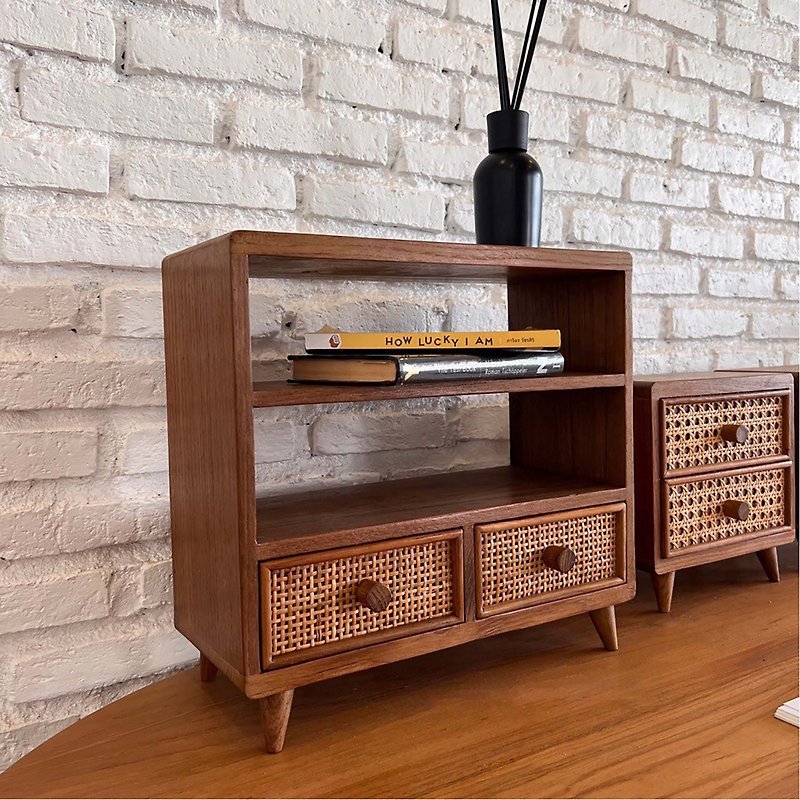 Bookshelf, storage shelf, teak storage cabinet - Shelves & Baskets - Wood 