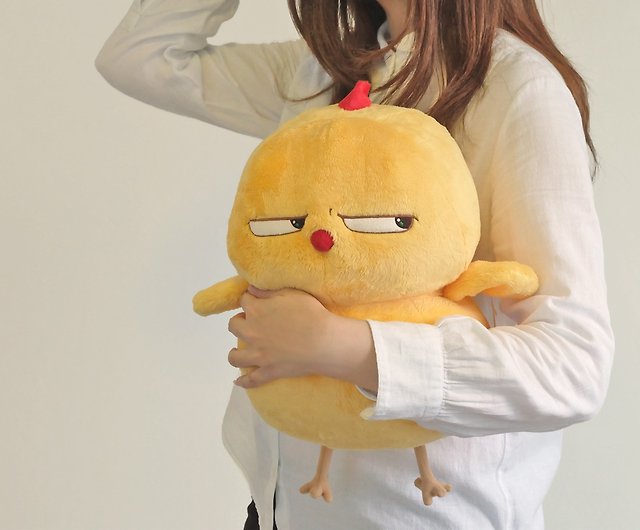 Plushy (Cute yellow bird toy) - Shop WarbieYama Stuffed Dolls & Figurines - Pinkoi