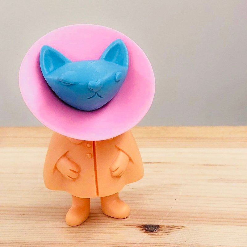 ノラミックスカラー版mx13猫手作りオリジナル人形装飾玩具 - 人形・フィギュア - プラスチック ピンク