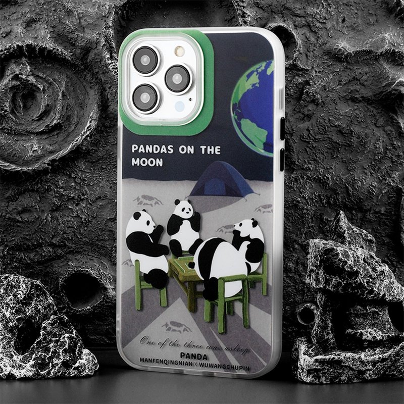 Sixi Balls Panda iPhone Case - เคส/ซองมือถือ - วัสดุอื่นๆ 