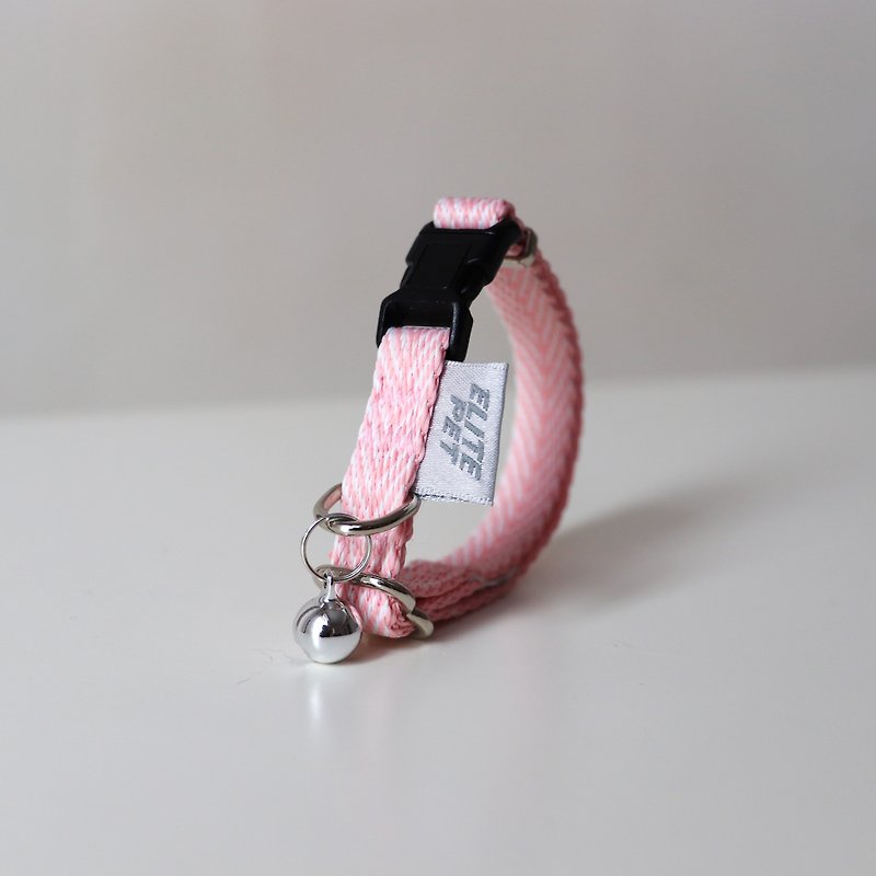 JOYVOY樂遊系列 貓用頸圈 - 項圈/牽繩 - 其他材質 粉紅色