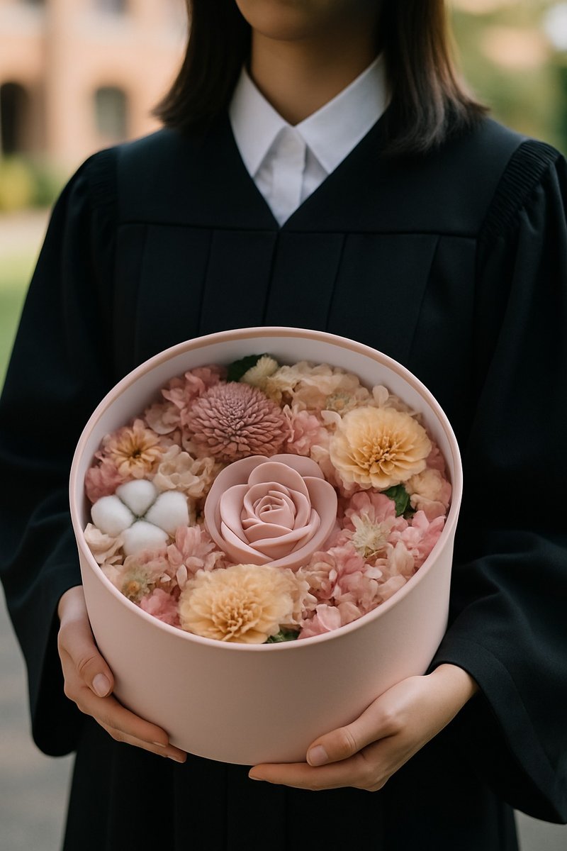 致下一段旅程 拾石畢業花盒 上司禮 謝師禮 - 香氛/精油/擴香 - 其他材質 粉紅色
