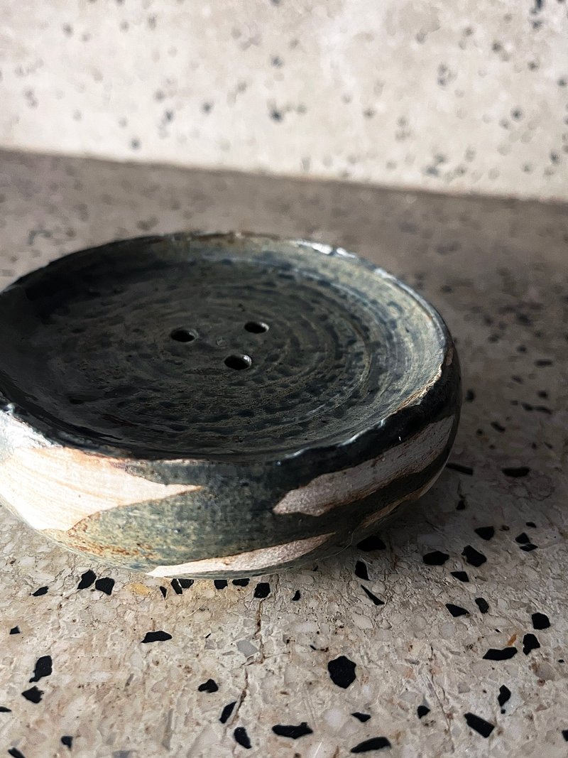 墨藍 茶盤 壺承 陶盤 | 陶器皿 - 茶壺/茶杯/茶具 - 陶 藍色