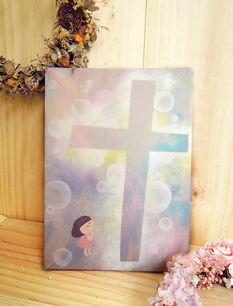 Gospel Unframed Painting-[Hope of the Cross] - Posters - Other Materials 