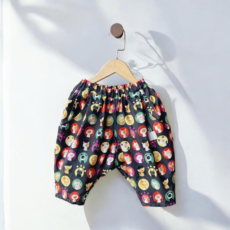 貓咪開學日記 - 騎馬褲 現貨 - 男/女童長褲/短褲 - 棉．麻 多色