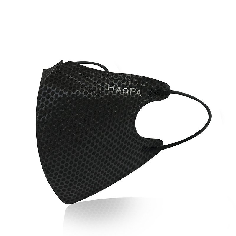 N95【HAOFA×MASK】3D気密ステレオマスクピアノブラックアダルトスタイル│50個/箱 - マスク - その他の素材 