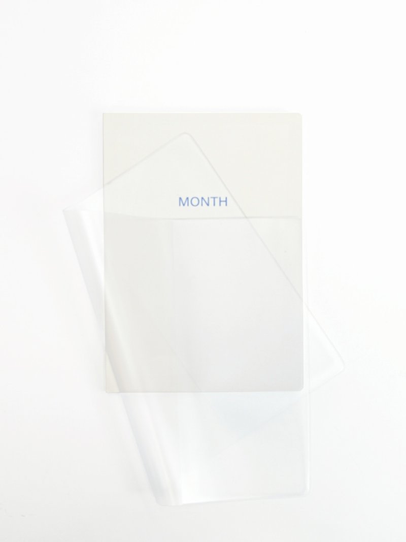 undated planner cover・無時效計劃本 霧面書套 - 書衣/書套 - 塑膠 透明