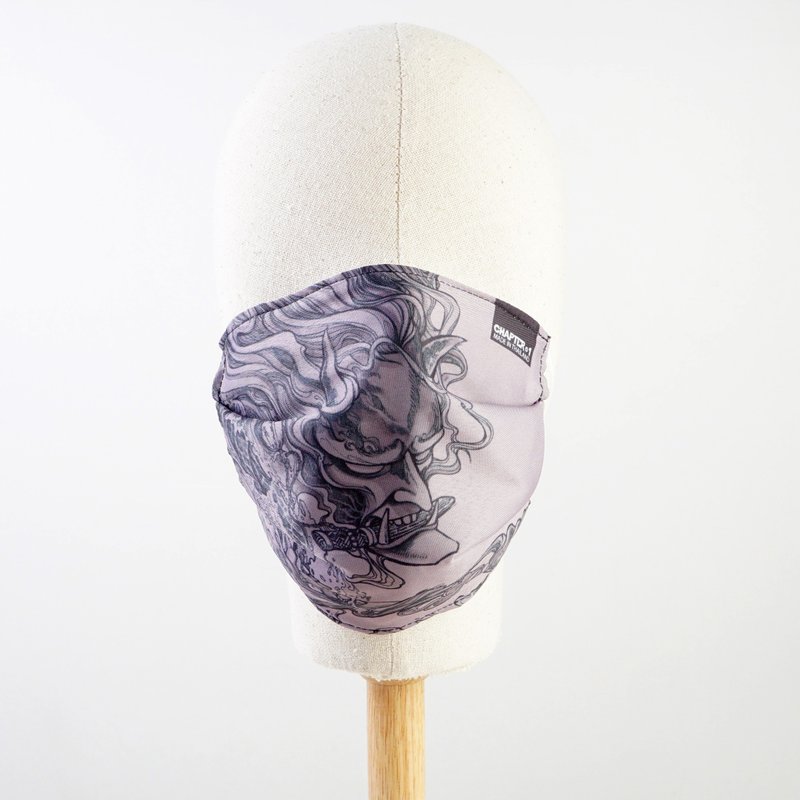 Hannya Salo Anti Droplet Fabric MASK layers Dust Protect  1  pc - 口罩/口罩收納套 - 其他材質 白色