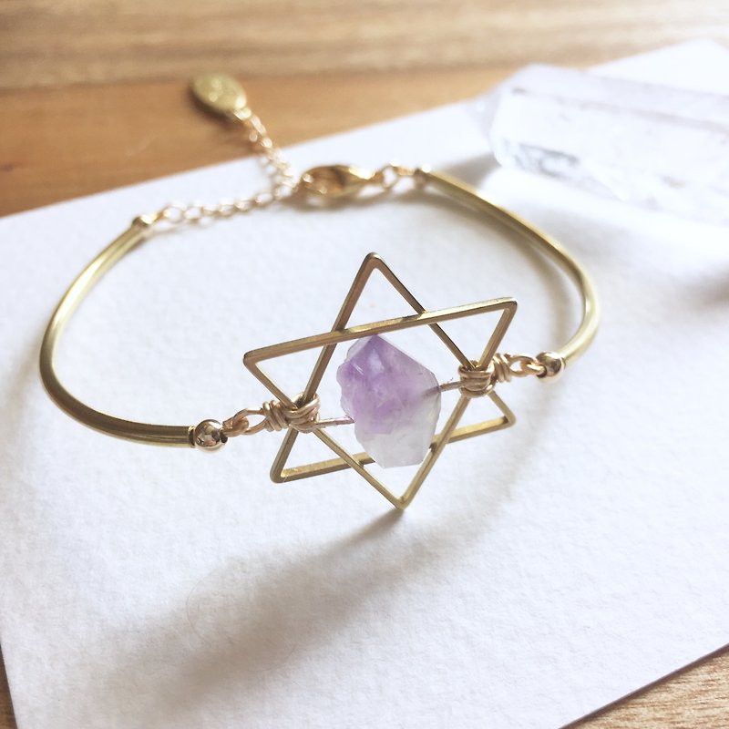 Stat Lavender Amethyst bracelet - Bracelets - Gemstone Purple