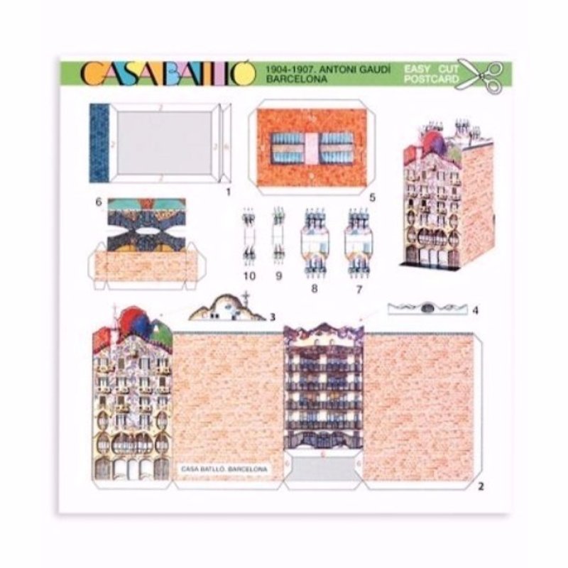 High Bartlett model postcard - Cards & Postcards - Paper Multicolor