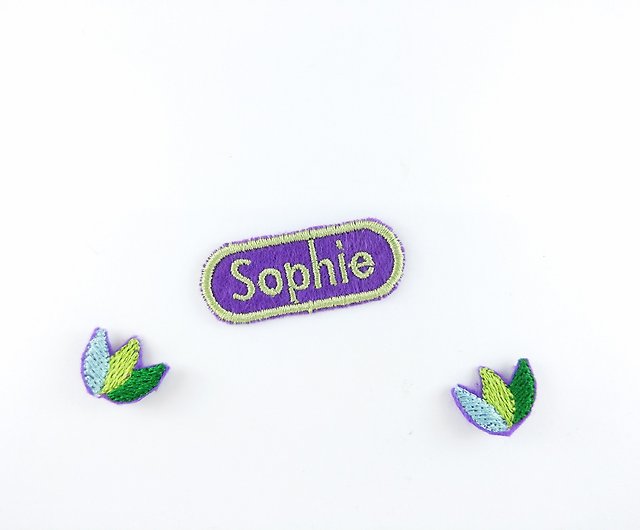 4.5 Custom Name Patch for Jackets and Backpacks Iron on Name Patch With  Embroidered Letter 