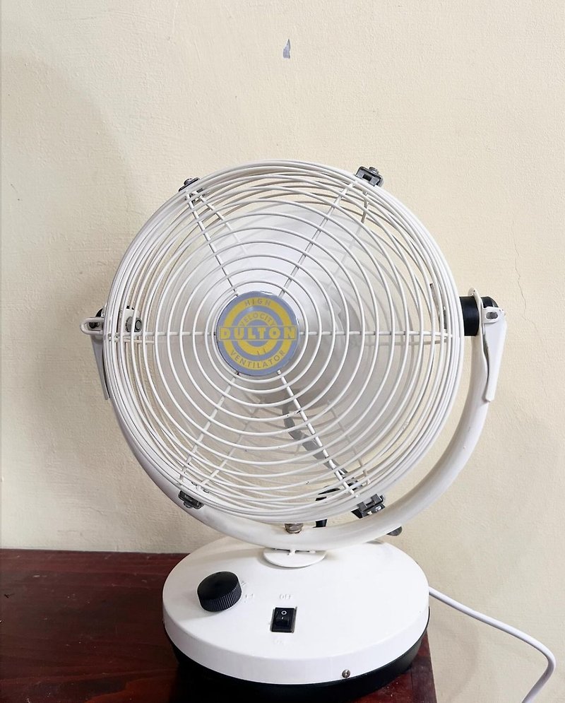 Rare Japanese DULTON iron electric fan - พัดลม - โลหะ ขาว