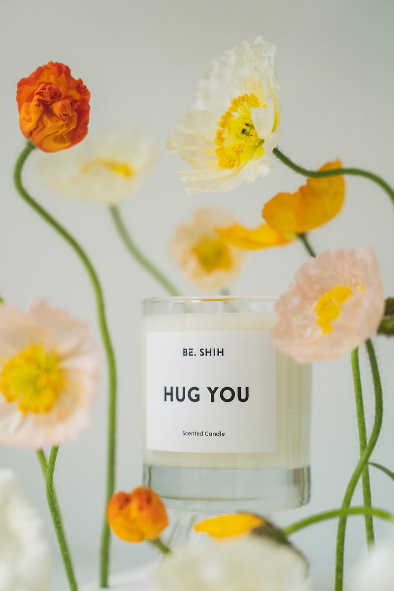 HUG YOU/ Spicy scented candle 150G - เทียน/เชิงเทียน - ขี้ผึ้ง 