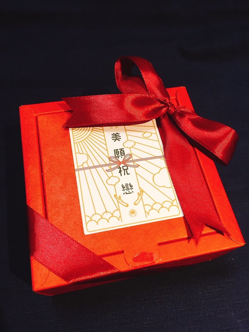【美願祝戀】Pray for tea bags / 12 small gift boxes / Tea Bag 3g x 12 Bags  Boxed - ชา - อาหารสด สีแดง