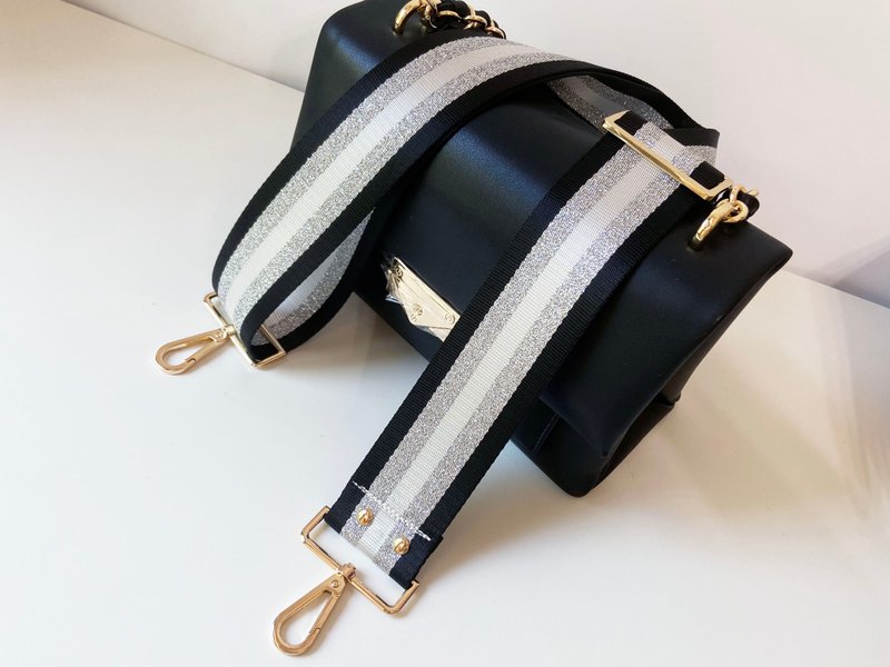 2吋寬版背帶 棉織背帶 背包背帶  可以調整 可以替換 - 側背包/斜背包 - 棉．麻 金色
