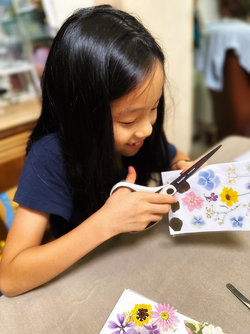 [DIY Graduation, Teacher Gift] Embossed Sticker DIY Material Package + Online Teaching - Stickers - Plants & Flowers Multicolor