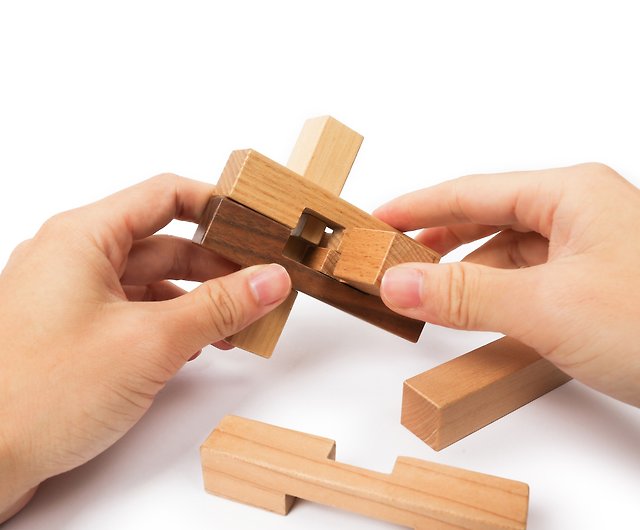 6 Piece Burr Puzzle】Wooden Puzzle